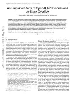 An Empirical Study of OpenAI API Discussions on Stack Overflow