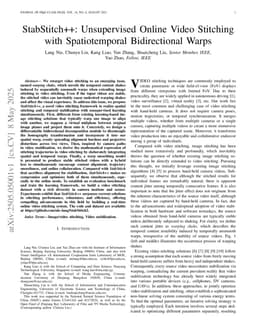 StabStitch++: Unsupervised Online Video Stitching with Spatiotemporal Bidirectional Warps
