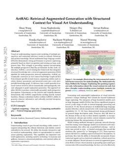ArtRAG: Retrieval-Augmented Generation with Structured Context for Visual Art Understanding