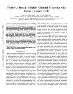 Terahertz Spatial Wireless Channel Modeling with Radio Radiance Field