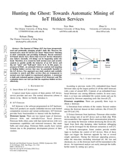 Hunting the Ghost: Towards Automatic Mining of IoT Hidden Services