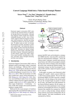 Convert Language Model into a Value-based Strategic Planner
