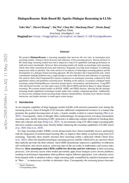 DialogueReason: Rule-Based RL Sparks Dialogue Reasoning in LLMs
