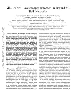 ML-Enabled Eavesdropper Detection in Beyond 5G IIoT Networks