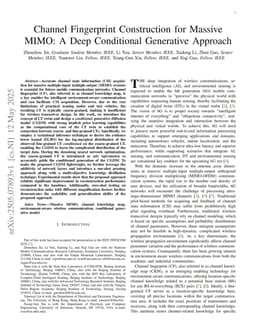 Channel Fingerprint Construction for Massive MIMO: A Deep Conditional Generative Approach