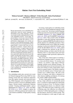 Hakim: Farsi Text Embedding Model