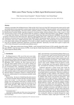 Multi-source Plume Tracing via Multi-Agent Reinforcement Learning