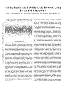 Solving Reach- and Stabilize-Avoid Problems Using Discounted Reachability