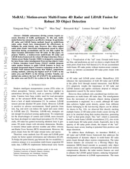 MoRAL: Motion-aware Multi-Frame 4D Radar and LiDAR Fusion for Robust 3D Object Detection