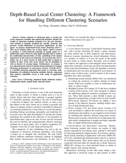 Depth-Based Local Center Clustering: A Framework for Handling Different Clustering Scenarios
