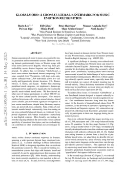 GlobalMood: A cross-cultural benchmark for music emotion recognition