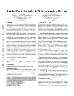 Guardian Positioning System (GPS) for Location Based Services