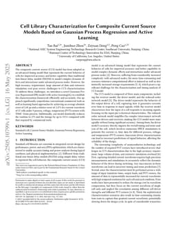 Cell Library Characterization for Composite Current Source Models Based on Gaussian Process Regression and Active Learning