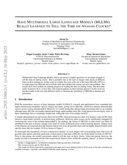Have Multimodal Large Language Models (MLLMs) Really Learned to Tell the Time on Analog Clocks?