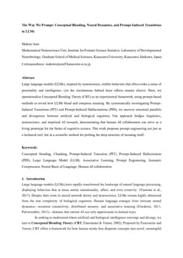 The Way We Prompt: Conceptual Blending, Neural Dynamics, and Prompt-Induced Transitions in LLMs