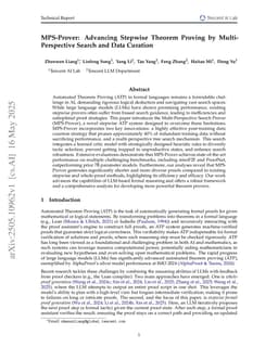 MPS-Prover: Advancing Stepwise Theorem Proving by Multi-Perspective Search and Data Curation