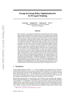 Group-in-Group Policy Optimization for LLM Agent Training