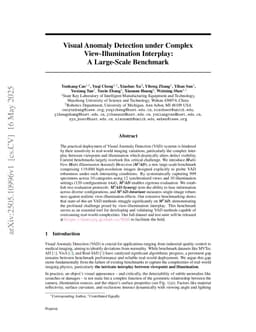 Visual Anomaly Detection under Complex View-Illumination Interplay: A Large-Scale Benchmark