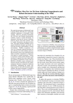 WildDoc: How Far Are We from Achieving Comprehensive and Robust Document Understanding in the Wild?