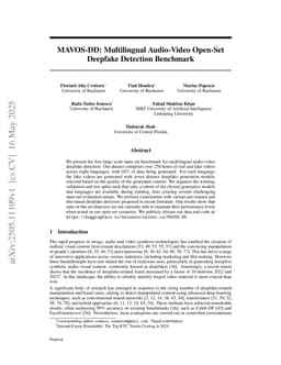MAVOS-DD: Multilingual Audio-Video Open-Set Deepfake Detection Benchmark