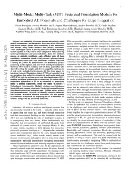 Multi-Modal Multi-Task (M3T) Federated Foundation Models for Embodied AI: Potentials and Challenges for Edge Integration