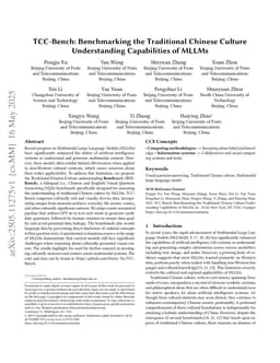 TCC-Bench: Benchmarking the Traditional Chinese Culture Understanding Capabilities of MLLMs