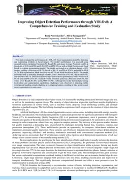Improving Object Detection Performance through YOLOv8: A Comprehensive Training and Evaluation Study
