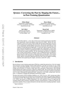 Qronos: Correcting the Past by Shaping the Future... in Post-Training Quantization
