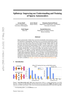 SplInterp: Improving our Understanding and Training of Sparse Autoencoders