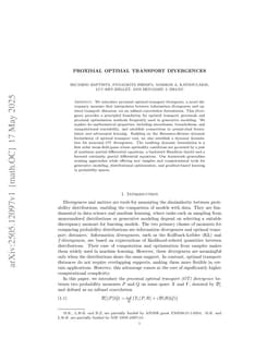 Proximal optimal transport divergences