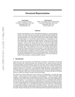 Structured Representation