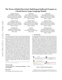 The Tower of Babel Revisited: Multilingual Jailbreak Prompts on Closed-Source Large Language Models