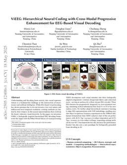 ViEEG: Hierarchical Neural Coding with Cross-Modal Progressive Enhancement for EEG-Based Visual Decoding