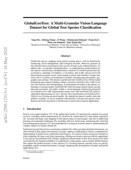 GlobalGeoTree: A Multi-Granular Vision-Language Dataset for Global Tree Species Classification