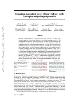 Extracting memorized pieces of (copyrighted) books from open-weight language models