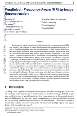 FreqSelect: Frequency-Aware fMRI-to-Image Reconstruction