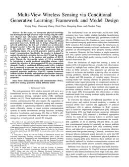 Multi-View Wireless Sensing via Conditional Generative Learning: Framework and Model Design