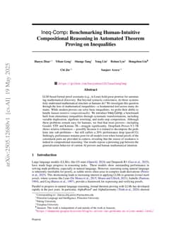 Ineq-Comp: Benchmarking Human-Intuitive Compositional Reasoning in Automated Theorem Proving on Inequalities