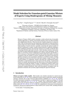Model Selection for Gaussian-gated Gaussian Mixture of Experts Using Dendrograms of Mixing Measures