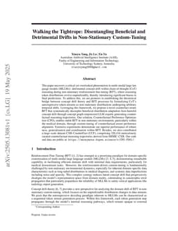 Walking the Tightrope: Disentangling Beneficial and Detrimental Drifts in Non-Stationary Custom-Tuning