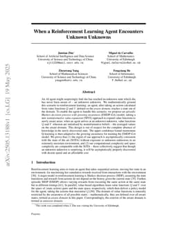 When a Reinforcement Learning Agent Encounters Unknown Unknowns