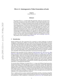 MAGI-1: Autoregressive Video Generation at Scale