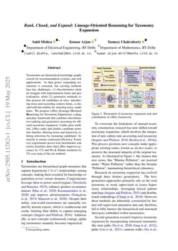 Rank, Chunk and Expand: Lineage-Oriented Reasoning for Taxonomy Expansion