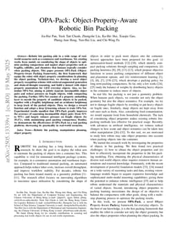 OPA-Pack: Object-Property-Aware Robotic Bin Packing