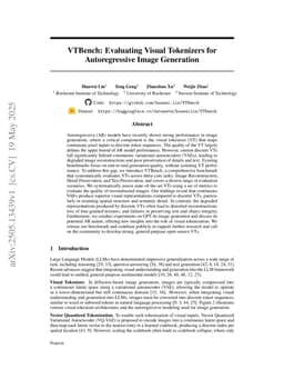 VTBench: Evaluating Visual Tokenizers for Autoregressive Image Generation