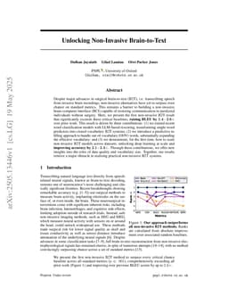 Unlocking Non-Invasive Brain-to-Text