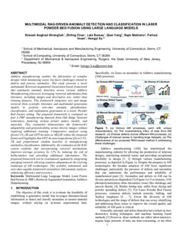 Multimodal RAG-driven Anomaly Detection and Classification in Laser Powder Bed Fusion using Large Language Models