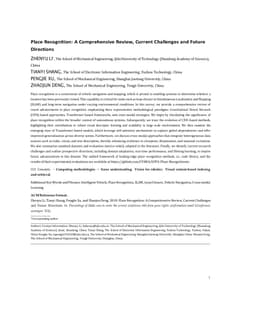 Place Recognition: A Comprehensive Review, Current Challenges and Future Directions
