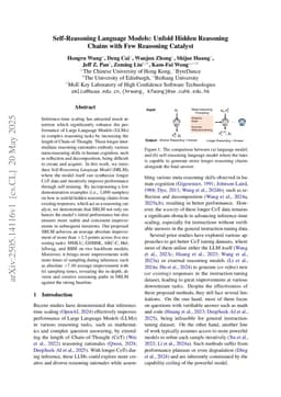 Self-Reasoning Language Models: Unfold Hidden Reasoning Chains with Few Reasoning Catalyst