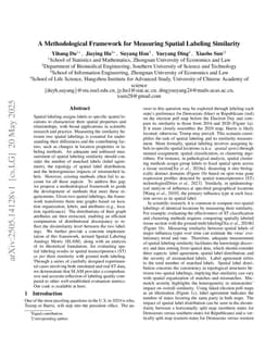 A Methodological Framework for Measuring Spatial Labeling Similarity